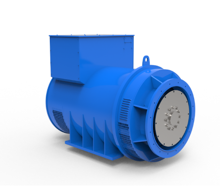 Revolucione a geração de energia industrial com o Alternador da Série TCU528 da EvoTec Power a 1500 RPM